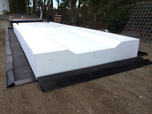 pontoon foam void wrapped liner